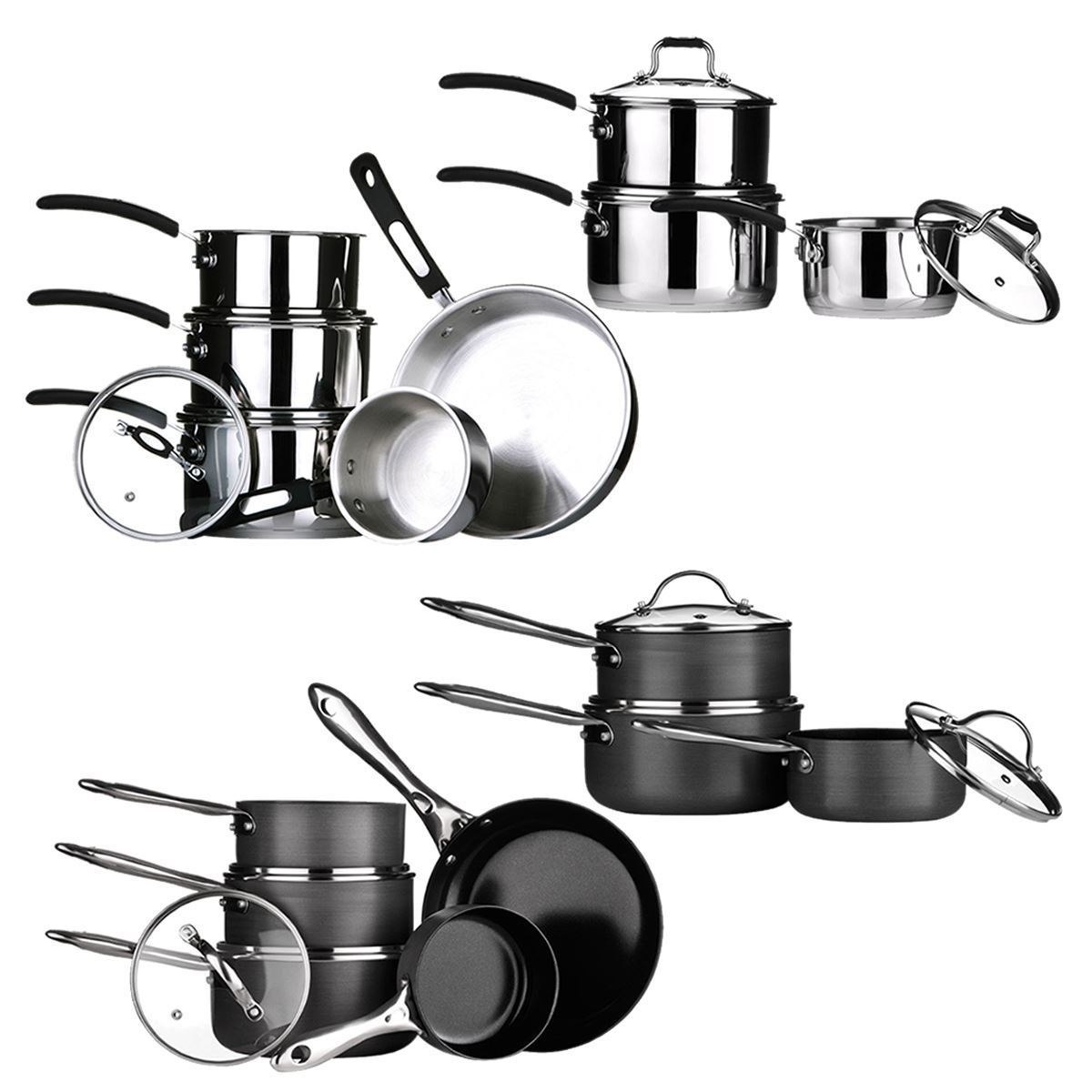 1200x1200 premier housewares tenzo cookware set with silica handles