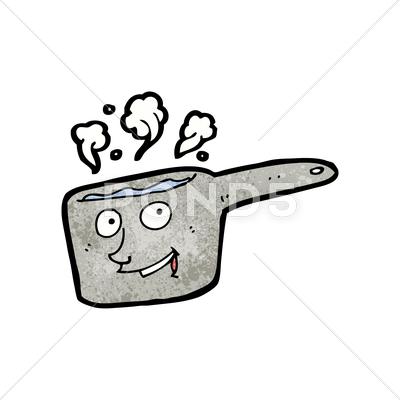 400x400 Cartoon Saucepan Stock Images