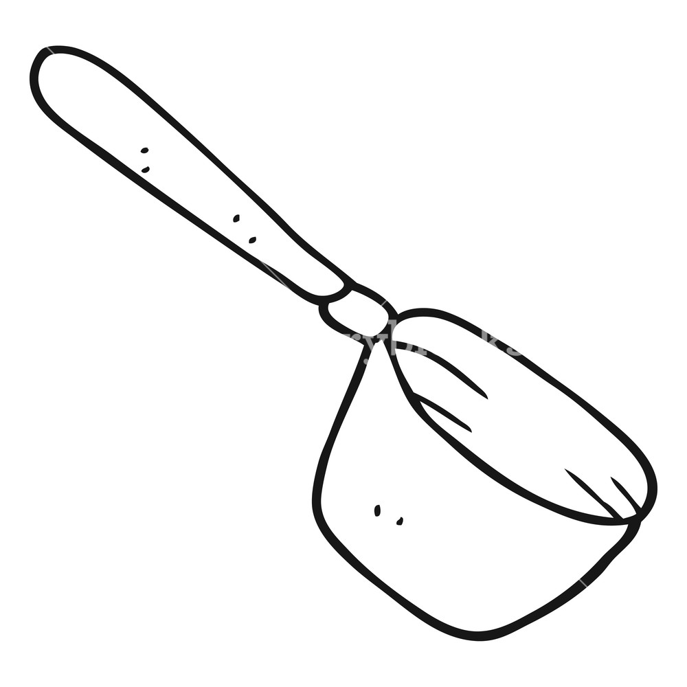 1000x1000 Freehand Drawn Black And White Cartoon Kitchen Saucepan Royalty