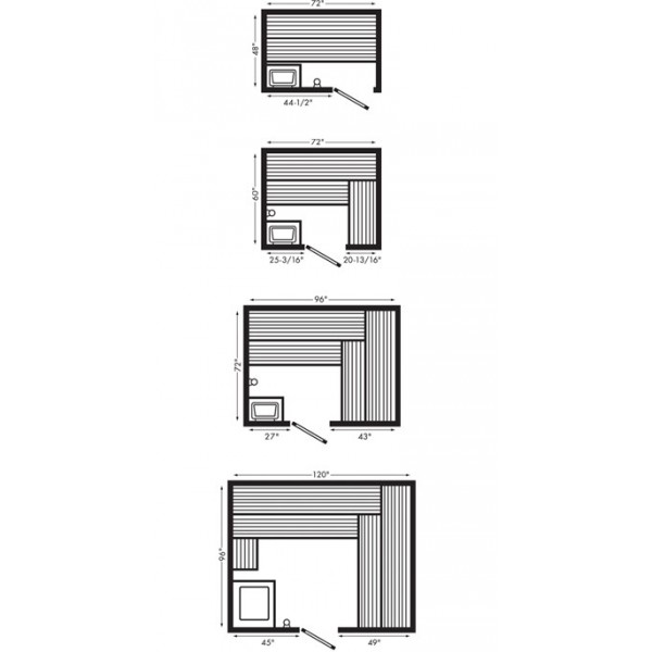 600x600 Buy Steamist Pre Cut Sauna Room