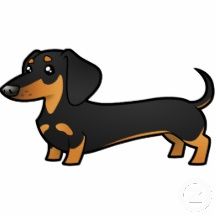 216x216 Dachshund Cartoon