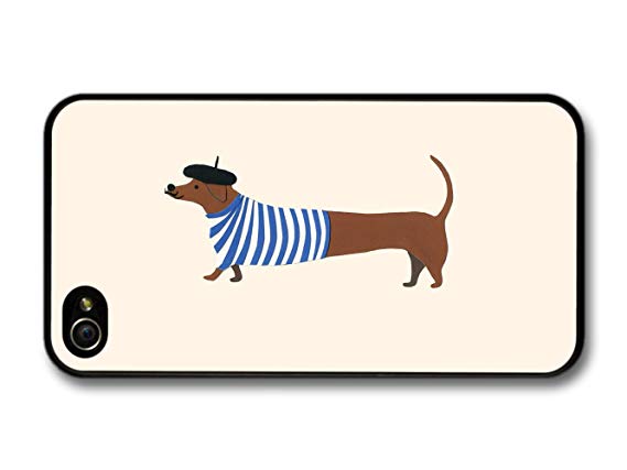 569x427 Sausage French Dog France Paris Illustration Drawing