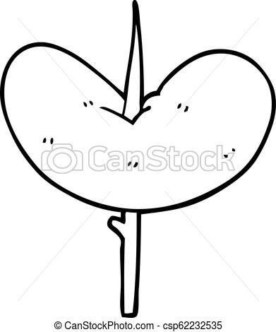 391x470 Line Drawing Cartoon Sausage On A Stick