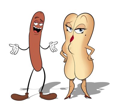 385x350 Potatoes Drawing Sausage Party, Picture