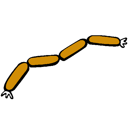 505x470 Sausage, Drawing, Food, Transparent Png Image Clipart Free Download