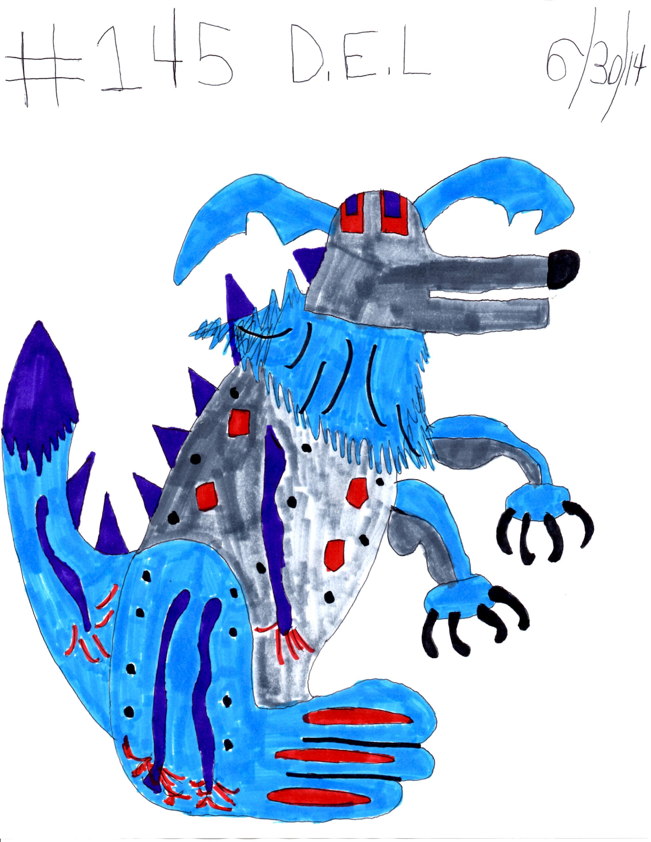 2550x3300 autistic artist has a passion for drawing unique creatures