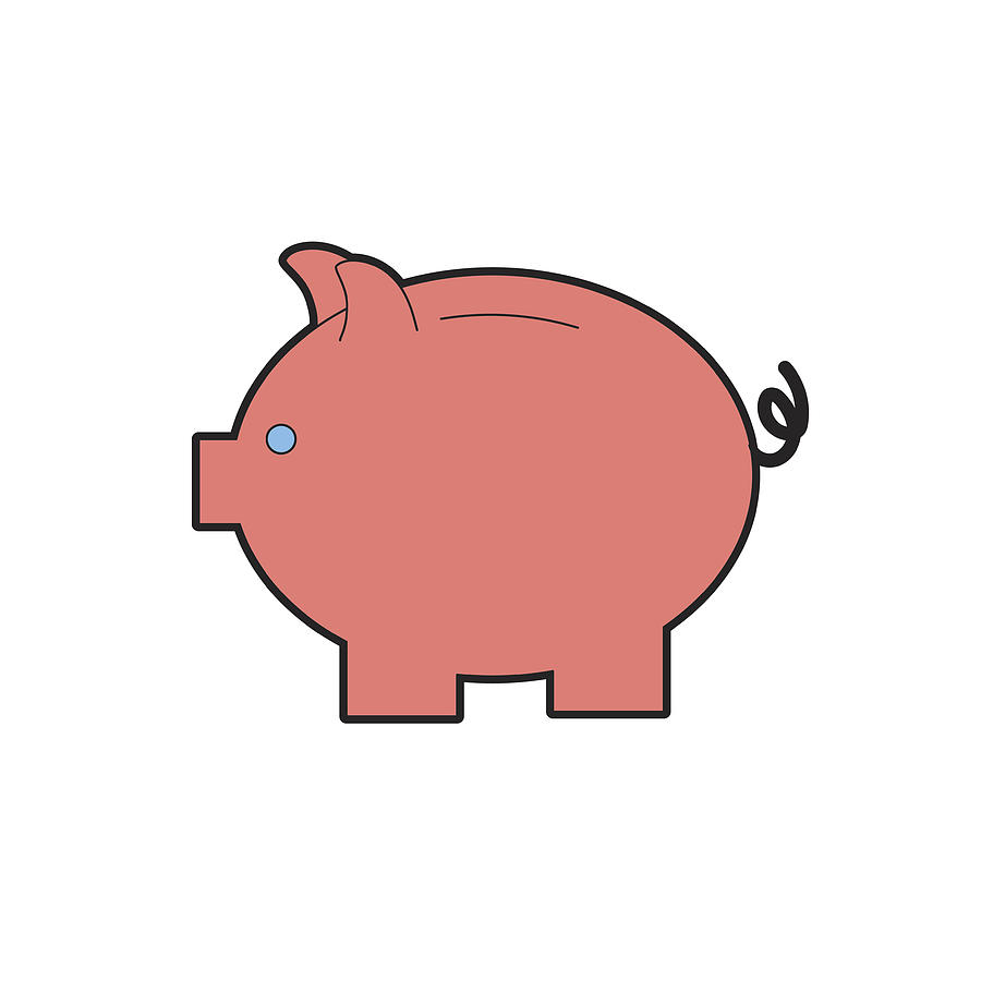 900x900 Nice Pig Design To Save Money Drawing