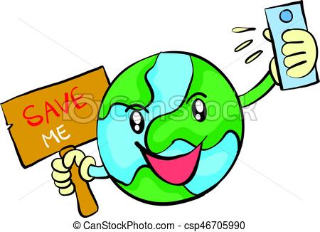450x326 Save Earth From Environment Doodle Vector Illustration