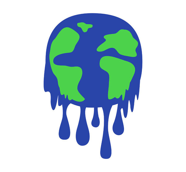 600x553 Global Warming Concept Earth Melting Save The World Vector