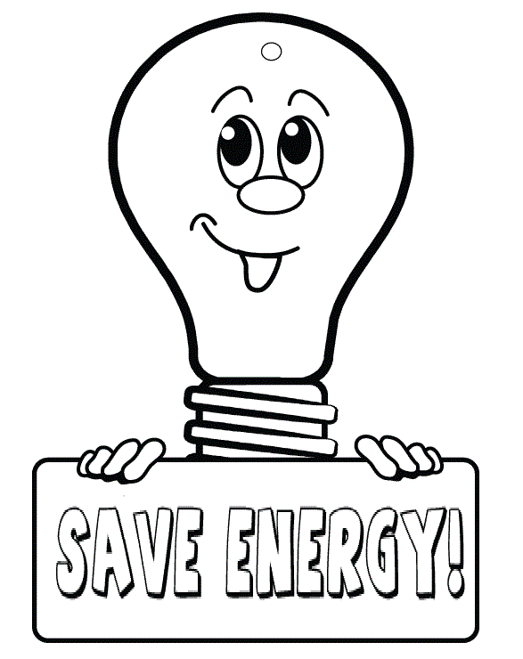 Save Electricity Drawing