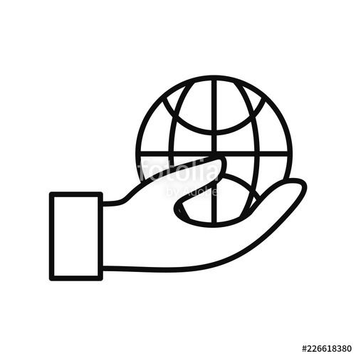 500x500 Save Globe Energy Icon Outline Illustration Of Save Globe Energy