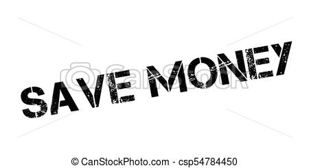 450x246 Save Money Rubber St Grunge Design With Dust Scratches