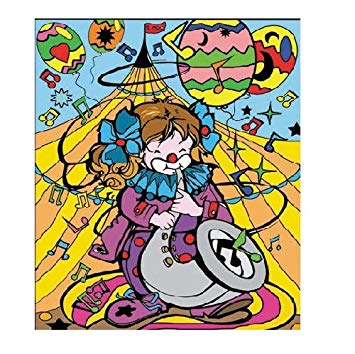 355x354 colorvelvet x cm clown sax drawing colouring