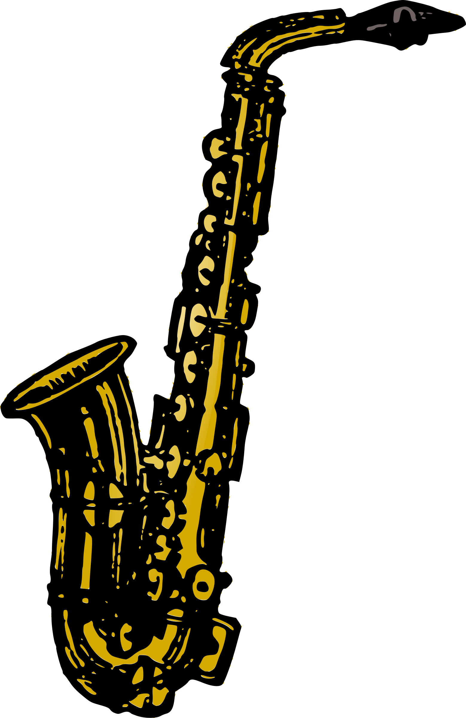 1559x2400 Collection Of Free Saxophone Drawing Basic Download On Ui Ex