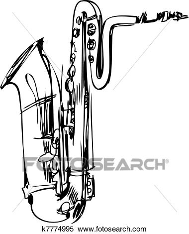 380x470 Saxophone Clipart Instrument