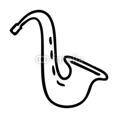 400x400 Line Drawing Cartoon Musical Saxophone Buy Photos Ap Images