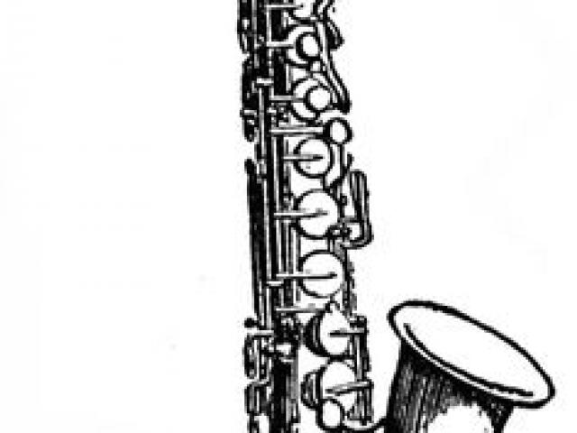 640x480 Drawn Saxophone