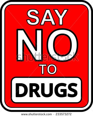 374x470 no drugs logo say no to drugs stock photos, illustrations