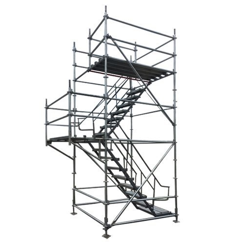 500x500 Accurate Aluminum Scaffold Stair, Rs Unit, Accurate Ladders