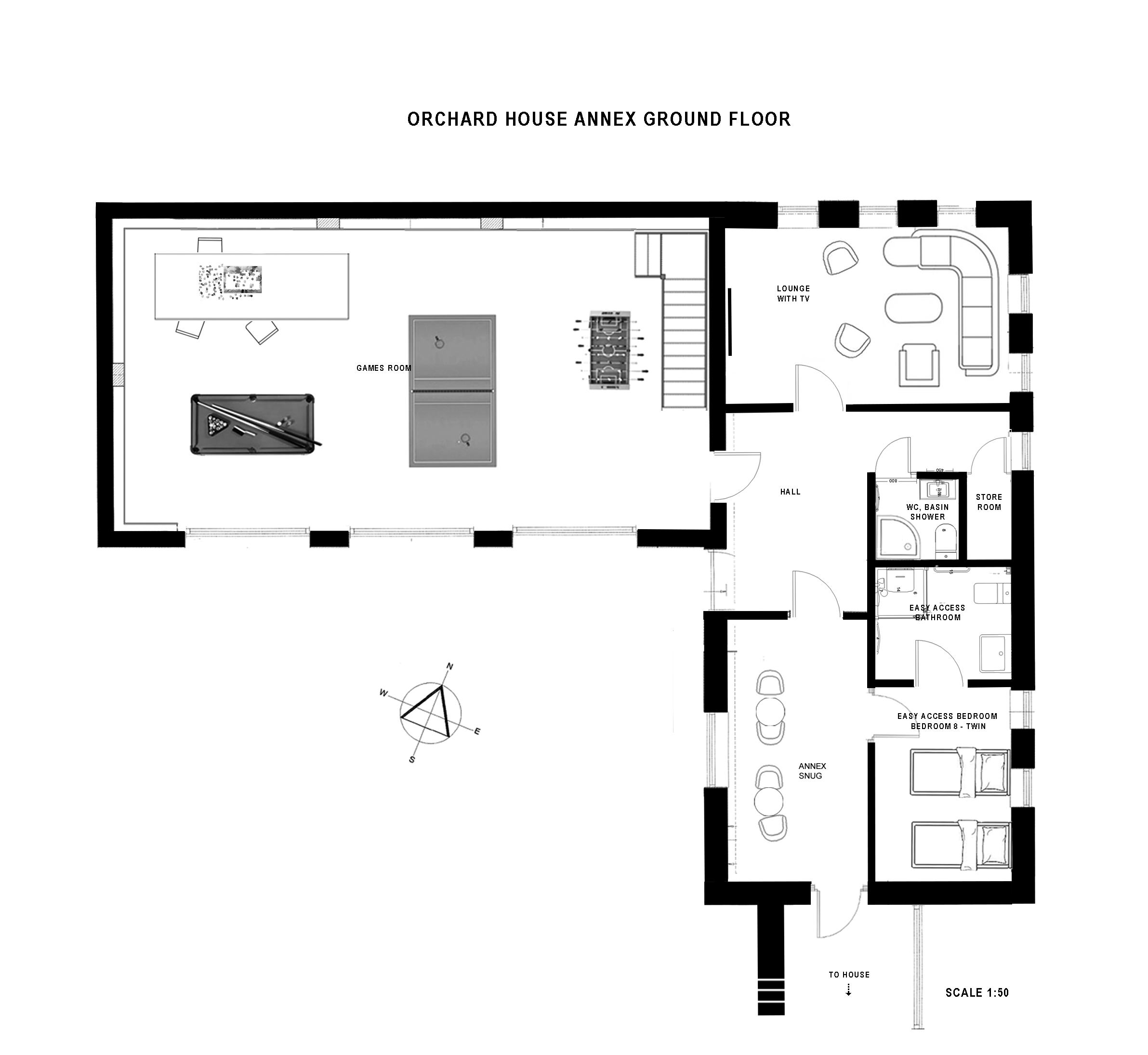 2383x2191 Orchard House Luxury Family Holiday Retreat, Monmouthshire