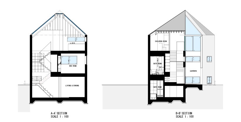 818x416 Apollo Architects And Associates Concrete Hat House Tokyo Japan