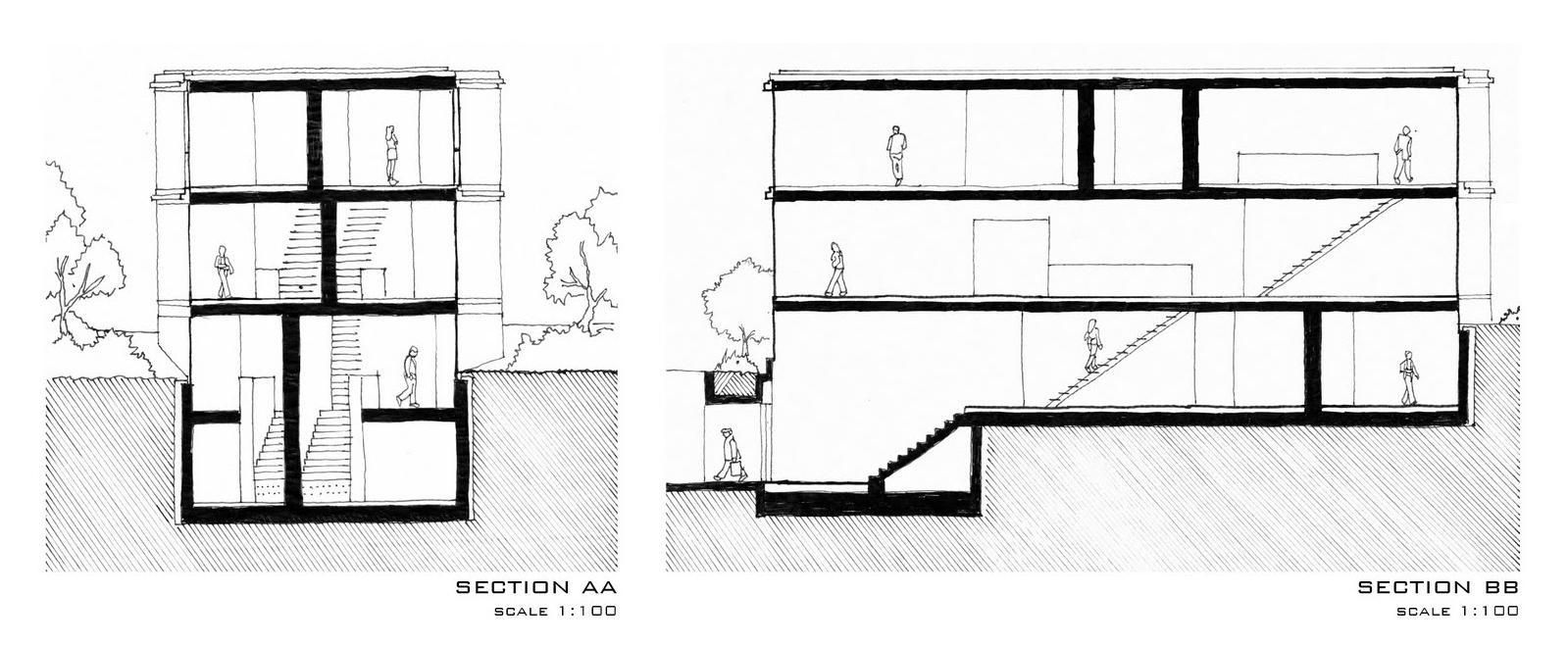 1599x659 Kerez One Wall House