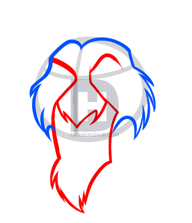 619x720 How To Draw Scar Easy, Step