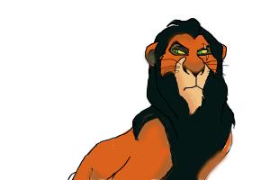 300x200 How To Draw Scar From The Lion King