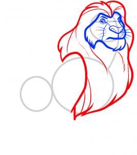 267x302 How To Draw How To Draw Mufasa From Lion King