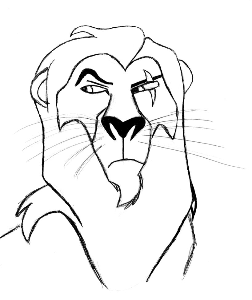 Scar Lion King Drawing | Free download on ClipArtMag