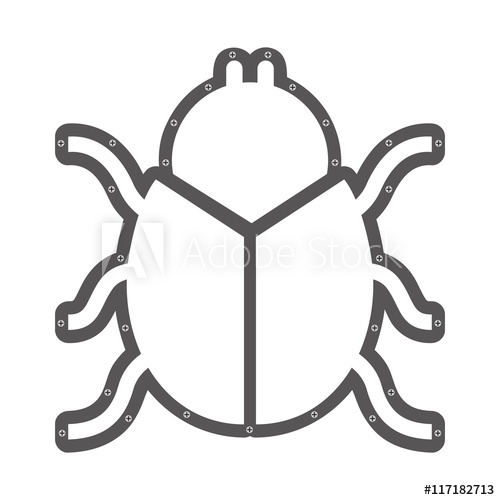 500x500 Scarab Beetle Animal