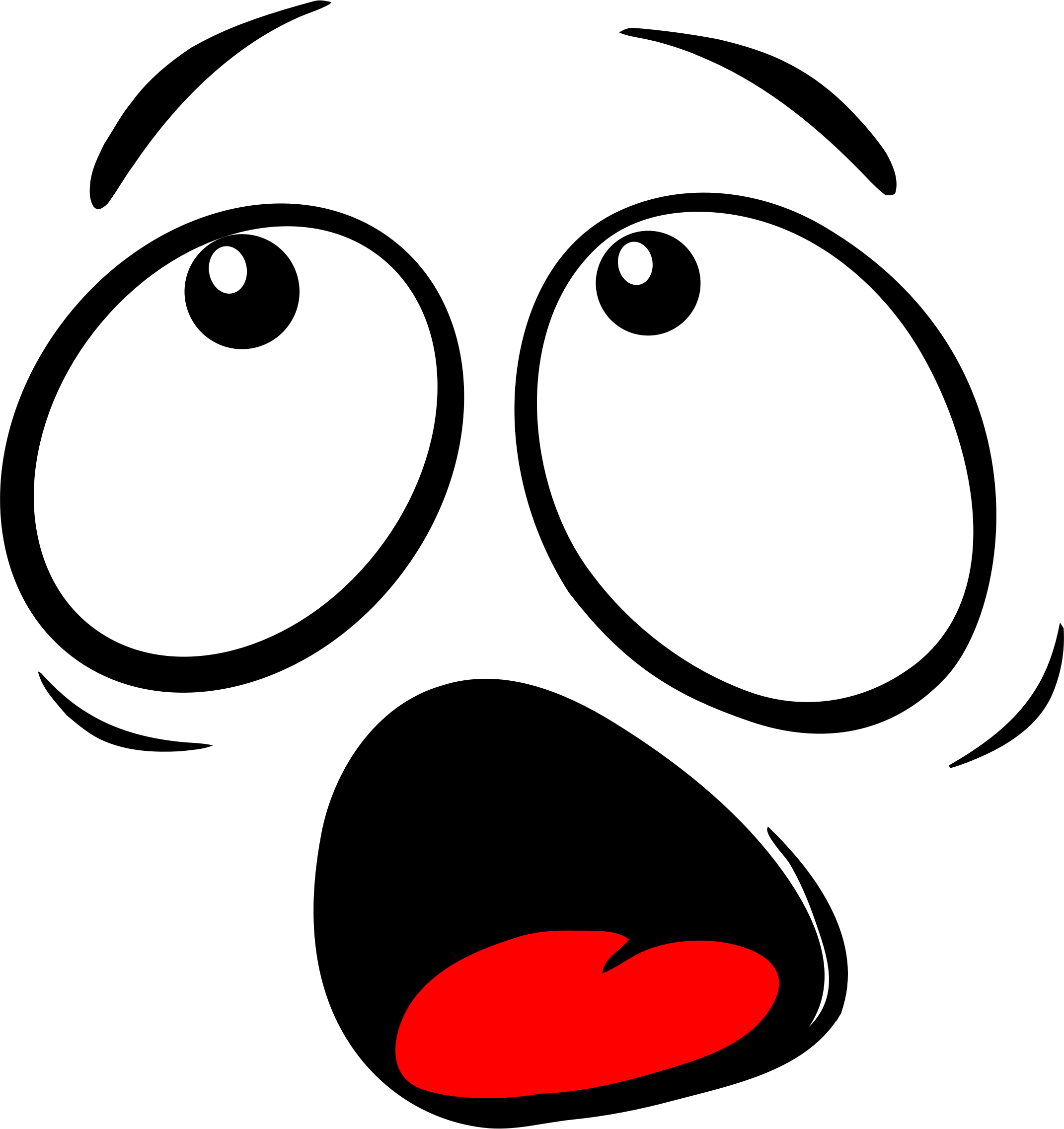 2142x2272 Scared Face Png, Png Collections