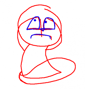 290x302 Draw A Scared Cartoon Cat, Step