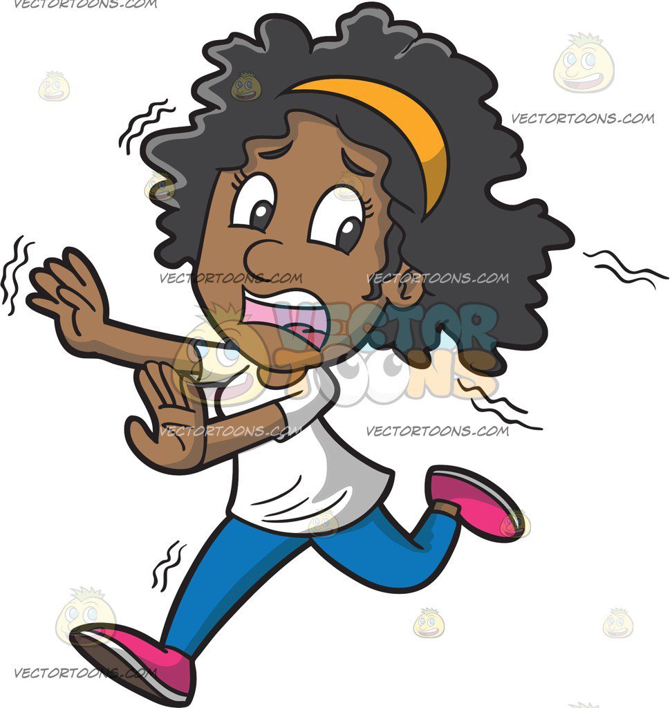 969x1024 Scared Girl Running Clipart Clipart Portal