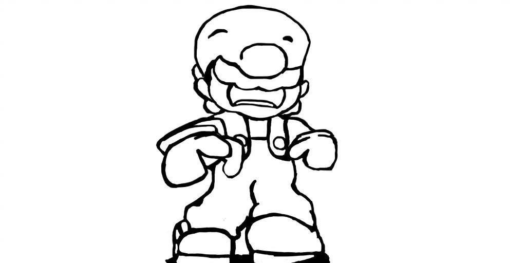 1024x512 Mario Scared