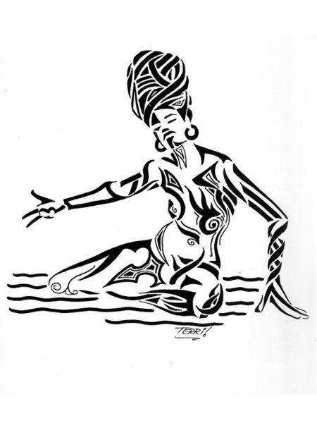 450x600 Head Scarf Drawings Fine Art America