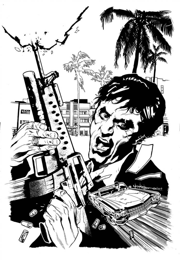 744x1074 Scarface Ink