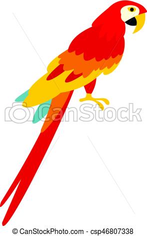 294x470 Scarlet Macaws Icon Isolated Scarlet Macaws Icon Flat Isolated