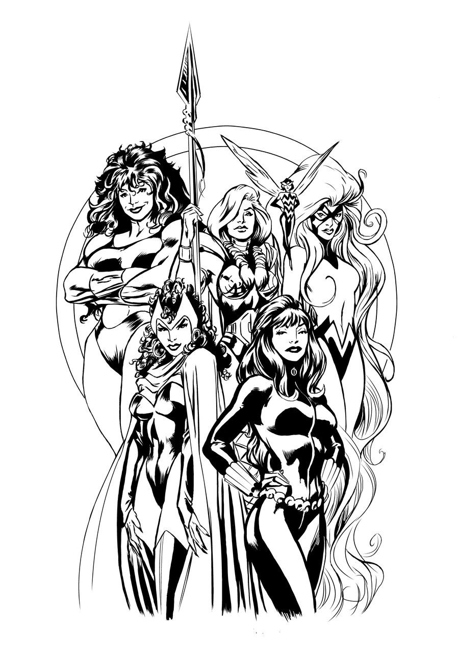 900x1273 Women Of Marvel From Jason Conrad