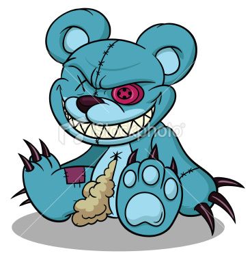 369x380 evil teddy bear evil things teddy bear tattoos, evil teddy