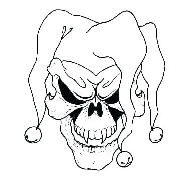380x380 drawing of a scary clown scary clown sketch drawing scary clowns