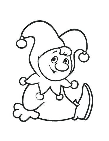 371x480 Clowns Coloring Pages Cute Clown Coloring