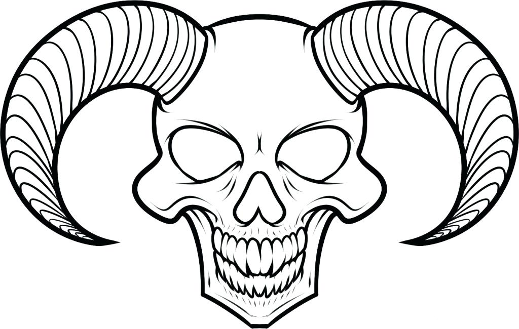 1024x650 Easy Monster Drawings Devil Drawing Easy Horns At Com Easy Creepy