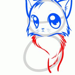 250x250 Cat Eyes Drawing Cartoon Images Green Black Coloring Makeup