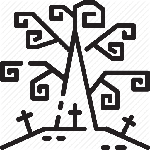 512x512 Forest, Halloween, Horror, Scary, Spooky, Tomb, Tree Icon