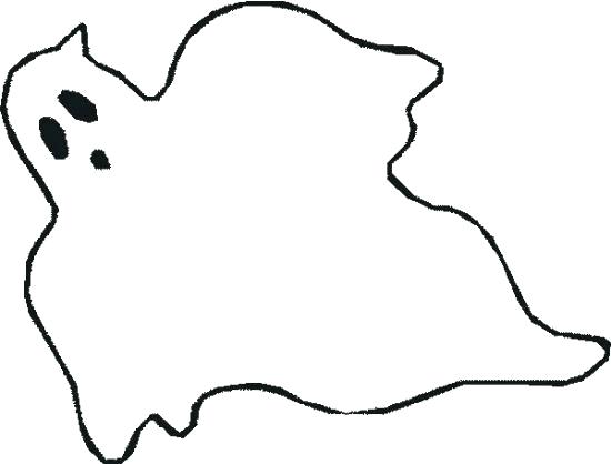 550x418 Coloring Pages Of Ghosts Ghost For Kids With Cat Scary Disney