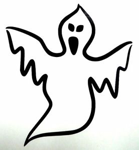 277x300 Scary Ghost Spooky Halloween Car Window Vinyl Decal Sticker Choose