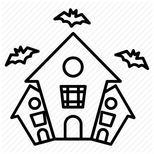 512x512 Castle, Dark, Halloween, Haunted, Horror, House, Scary Icon