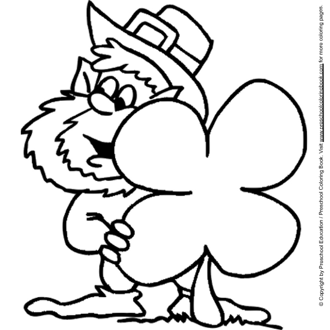 660x660 Shamrock Drawing Leprechaun For Free Download
