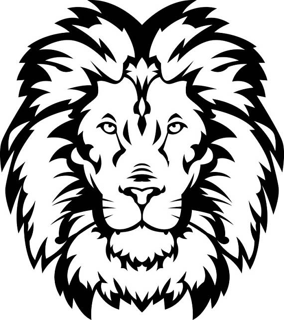 570x642 Lion Drawing Logo For Free Download
